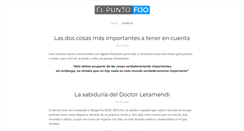 Desktop Screenshot of elpuntofijo.com